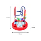 Baby Montessori Educational Math Toy Kids Circles Bead Wire Maze Roller Coaster for Children Montessori Wooden Toys Wood Puzzles - Thumbnail 7