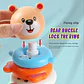New Baby Toys 0-12 Montns Puzzle Pyramid Tower Cup Stacking Toys Montessori Educational Beach Kids Pool Bathtub Toy Kids Gift - Thumbnail 4