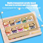 Montessori Magnetic Color Sorting Maze Number Maze Toys Wooden Puzzle Activity Board Fine Motor Toys for Toddlers Boys Girls - Thumbnail 6