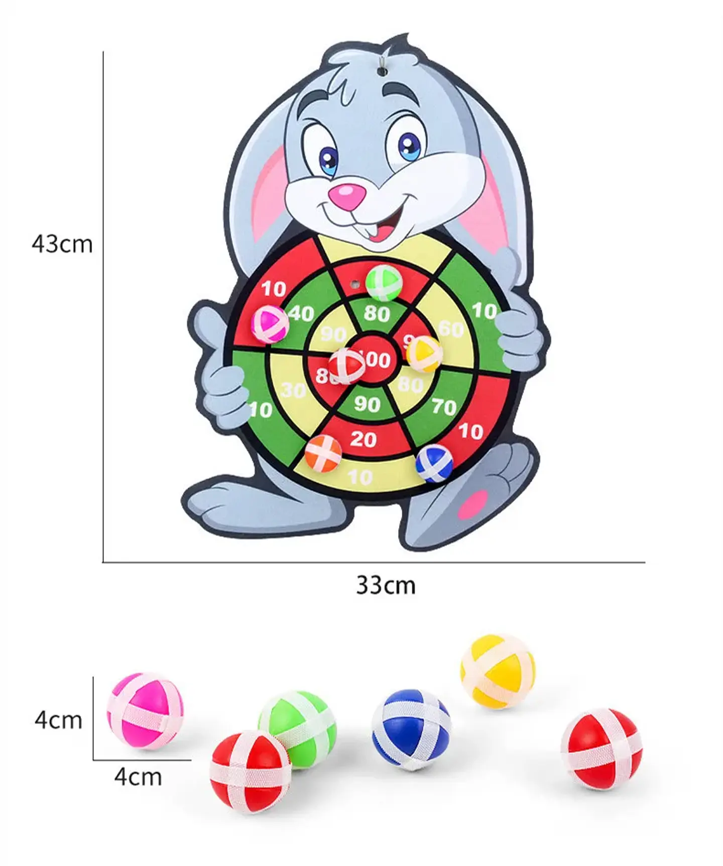 Child Montessori Toys for Kids 2 to 4 Years Old Cartoon Animal Dart Board Sticky Ball Family Interactive Educational Toys Baby 6