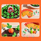 Baby Montessori Toys For Toddler Toys Educational Colorful Shape Toy Pull Carrot Set Counting Discouvery Toys For Kids Learning - Thumbnail 6