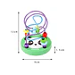 Baby Montessori Educational Math Toy Kids Circles Bead Wire Maze Roller Coaster for Children Montessori Wooden Toys Wood Puzzles - Thumbnail 10