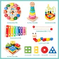 Montessori Baby Toys Kids 3D Wooden Puzzles Early Learning Baby Games Toys Educational Wooden Toys For Children Birthday Gifts - Thumbnail 6