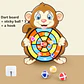 Child Montessori Toys for Kids 2 to 4 Years Old Cartoon Animal Dart Board Sticky Ball Family Interactive Educational Toys Baby - Thumbnail 8