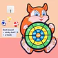 Child Montessori Toys for Kids 2 to 4 Years Old Cartoon Animal Dart Board Sticky Ball Family Interactive Educational Toys Baby - Thumbnail 9
