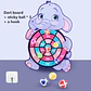Child Montessori Toys for Kids 2 to 4 Years Old Cartoon Animal Dart Board Sticky Ball Family Interactive Educational Toys Baby - Thumbnail 10