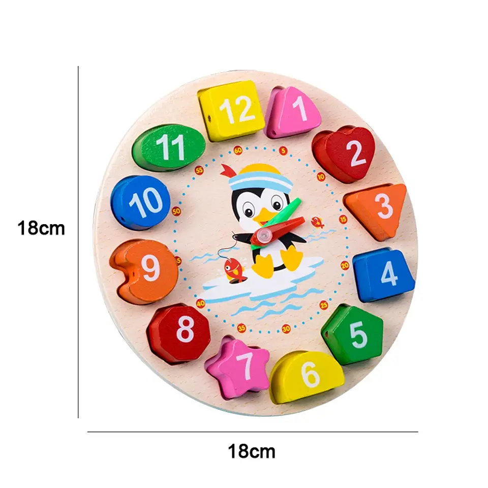 Montessori Baby Toys Kids 3D Wooden Puzzles Early Learning Baby Games Toys Educational Wooden Toys For Children Birthday Gifts 10