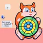 Child Montessori Toys for Kids 2 to 4 Years Old Cartoon Animal Dart Board Sticky Ball Family Interactive Educational Toys Baby - Thumbnail 11