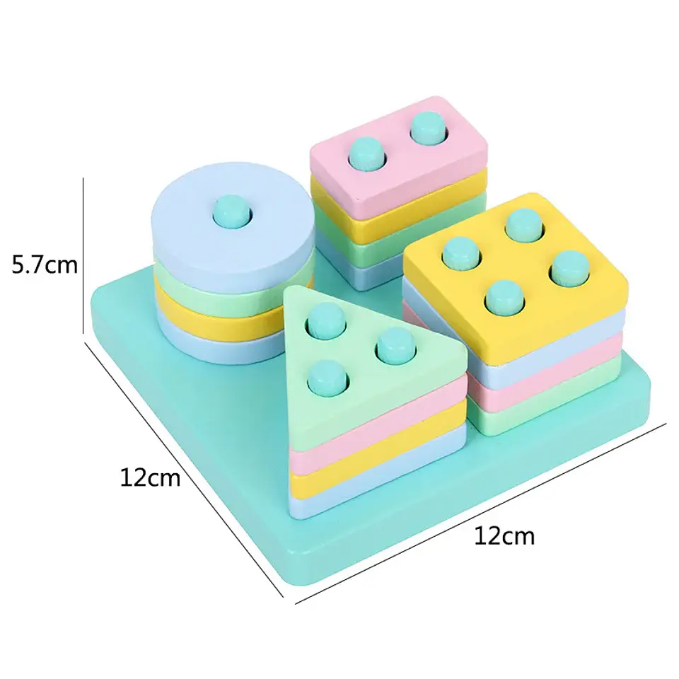 Montessori Baby Toys Kids 3D Wooden Puzzles Early Learning Baby Games Toys Educational Wooden Toys For Children Birthday Gifts 17