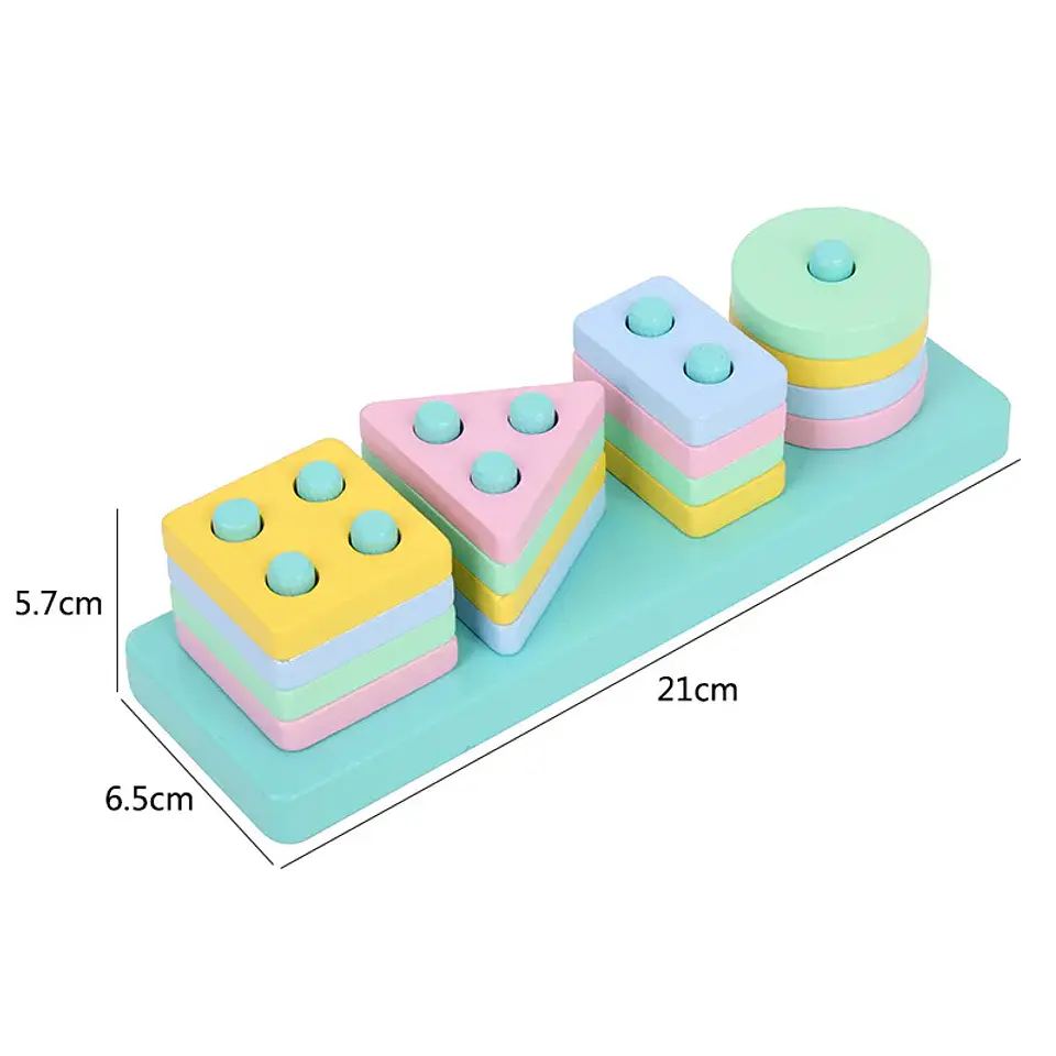 Montessori Baby Toys Kids 3D Wooden Puzzles Early Learning Baby Games Toys Educational Wooden Toys For Children Birthday Gifts 24