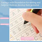 Montessori Writing Practice Book for Kids Learn Letters Numbers Calligraphy with Groove Magic Exercises Ideal Handwriting Skills - Thumbnail 2