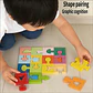 Montessori Geometric Matching Building Blocks Hand-eye Coordination Logical Thinking Training Toy Early Learning Wooden Puzzle - Thumbnail 2