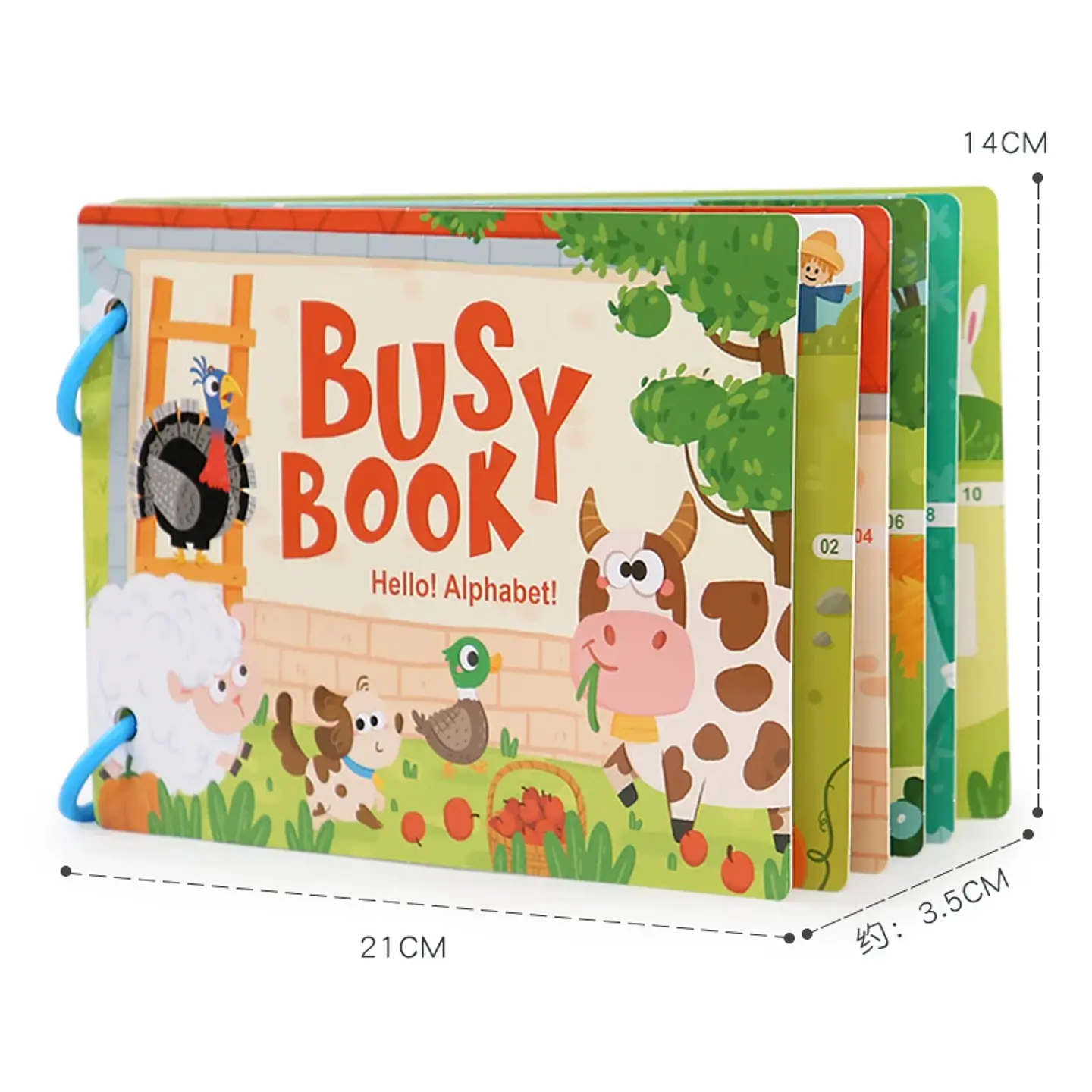 New Montessori Scene Stickers for Children DIY Hand-on Puzzle Reusable Books Cartoon Learning Cognition Toys for Kids Gift 3