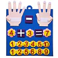 Toddler Montessori Toys Felt Finger Numbers Math Toy Children Counting Early Education Learning Game For Kids Intelligence - Thumbnail 1
