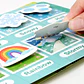 New Montessori Scene Stickers for Children DIY Hand-on Puzzle Reusable Books Cartoon Learning Cognition Toys for Kids Gift - Thumbnail 6