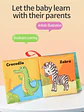 Montessori Preschool Cloth Book - Early Education Interactive Learning Toy - Anti-tear Washable - Perfect Gift for 0-3-year-old - Thumbnail 5