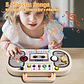 Montessori Busy Board With Switch Control Wooden Toddler Toys Sensory Travel Activities Toys For Kids Puzzle Early Learning Toys - Thumbnail 6
