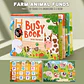 New Montessori Scene Stickers for Children DIY Hand-on Puzzle Reusable Books Cartoon Learning Cognition Toys for Kids Gift - Thumbnail 8