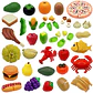 Montessori House Play Cutting Fruits Pitaya Vegetables Pretend Simulation Kitchen Classic Game Educational Toy for Children Gift - Thumbnail 1
