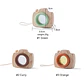 Montessori Baby Toys Education Wooden Blocks Toys for Kids Montessori Education Building Blocks Children Mini Camera Wooden Toys - Thumbnail 6