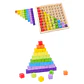 Montessori Educational Wooden Math Toys For Kids Children Baby Toys 99 Multiplication Table Math Arithmetic Teaching Aids - Thumbnail 5