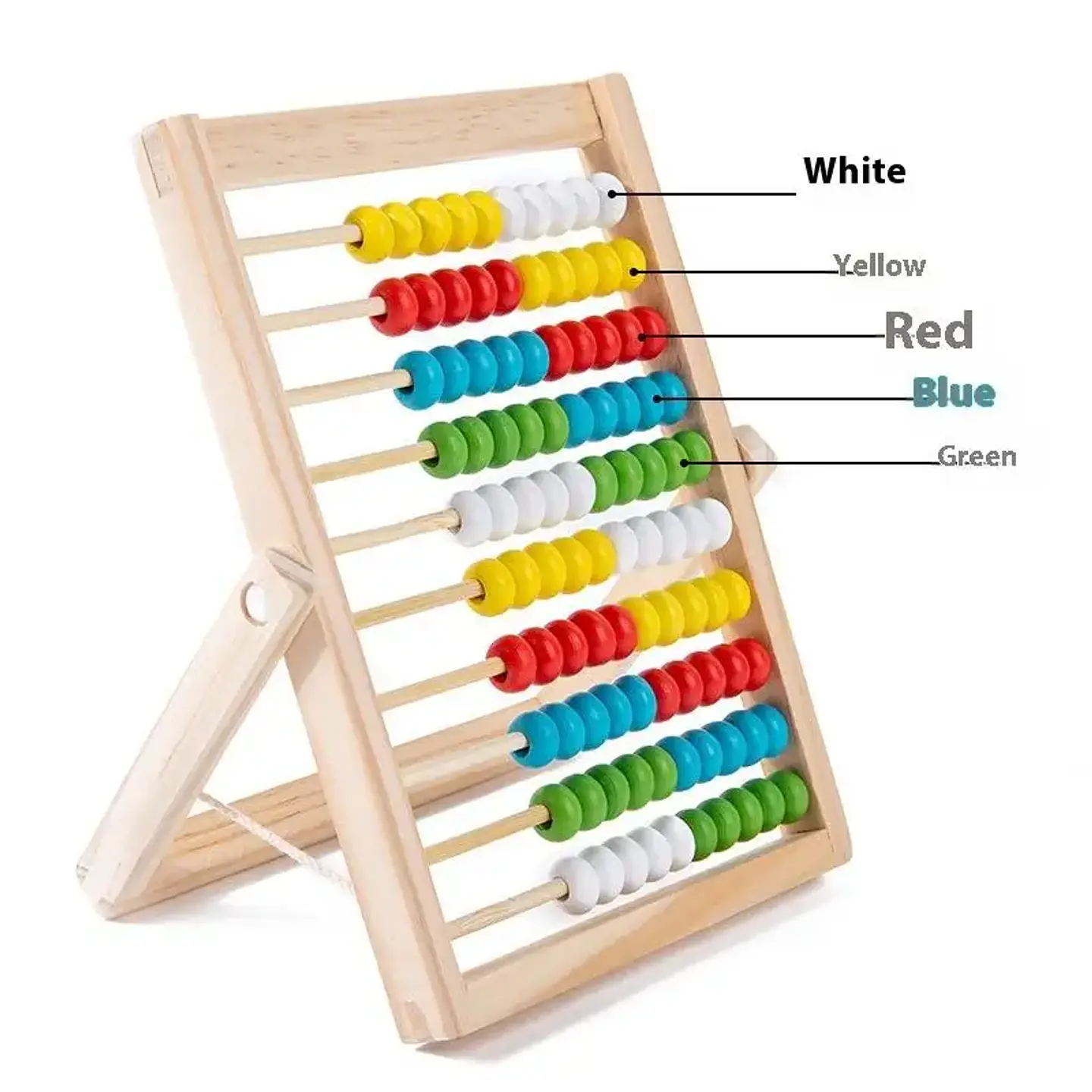 Montessori Classic Educational Toy; Enhances Number Arithmetic and Counting Skills; Perfect Gift for Toddlers 3