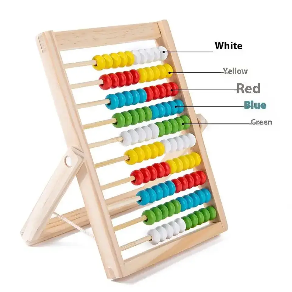 Montessori Classic Educational Toy; Enhances Number Arithmetic and Counting Skills; Perfect Gift for Toddlers 3