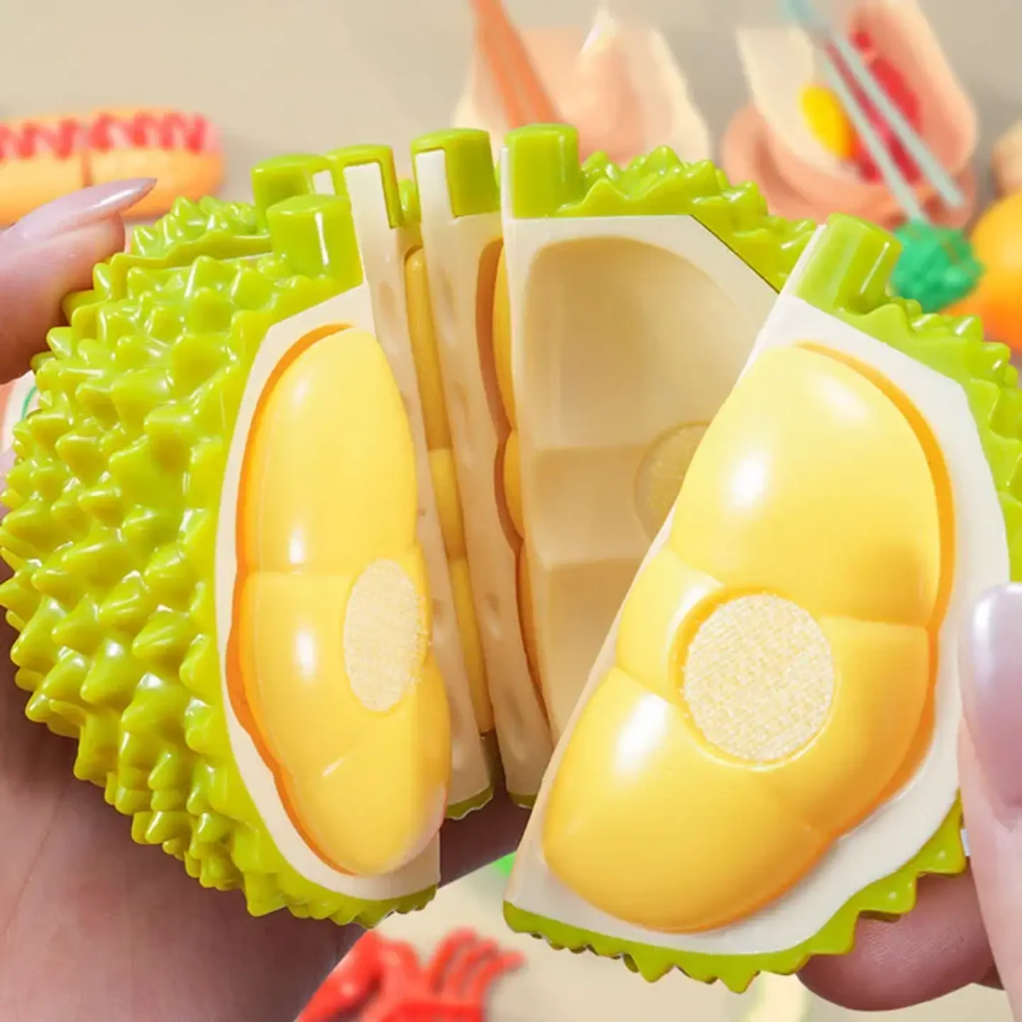 Montessori House Play Cutting Fruits Pitaya Vegetables Pretend Simulation Kitchen Classic Game Educational Toy for Children Gift 3