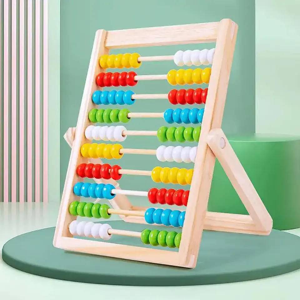 Montessori Classic Educational Toy; Enhances Number Arithmetic and Counting Skills; Perfect Gift for Toddlers 4
