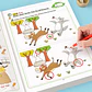 Montessori Look And Find Different Game Improve Visual Perception Skills Toddler Early Education Colorful Learning Book for Kids - Thumbnail 4