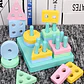 Montessori Toy Wooden Building Blocks Early Learning Educational Toys Color Shape Match Kids Puzzle Toys For Children Boys Girls - Thumbnail 4
