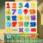 Montessori Wooden Puzzle for Children - Alphabetic Arithmetic Number Geometric Shapes Educational Game Toy for Preschool Learnin - Thumbnail 7