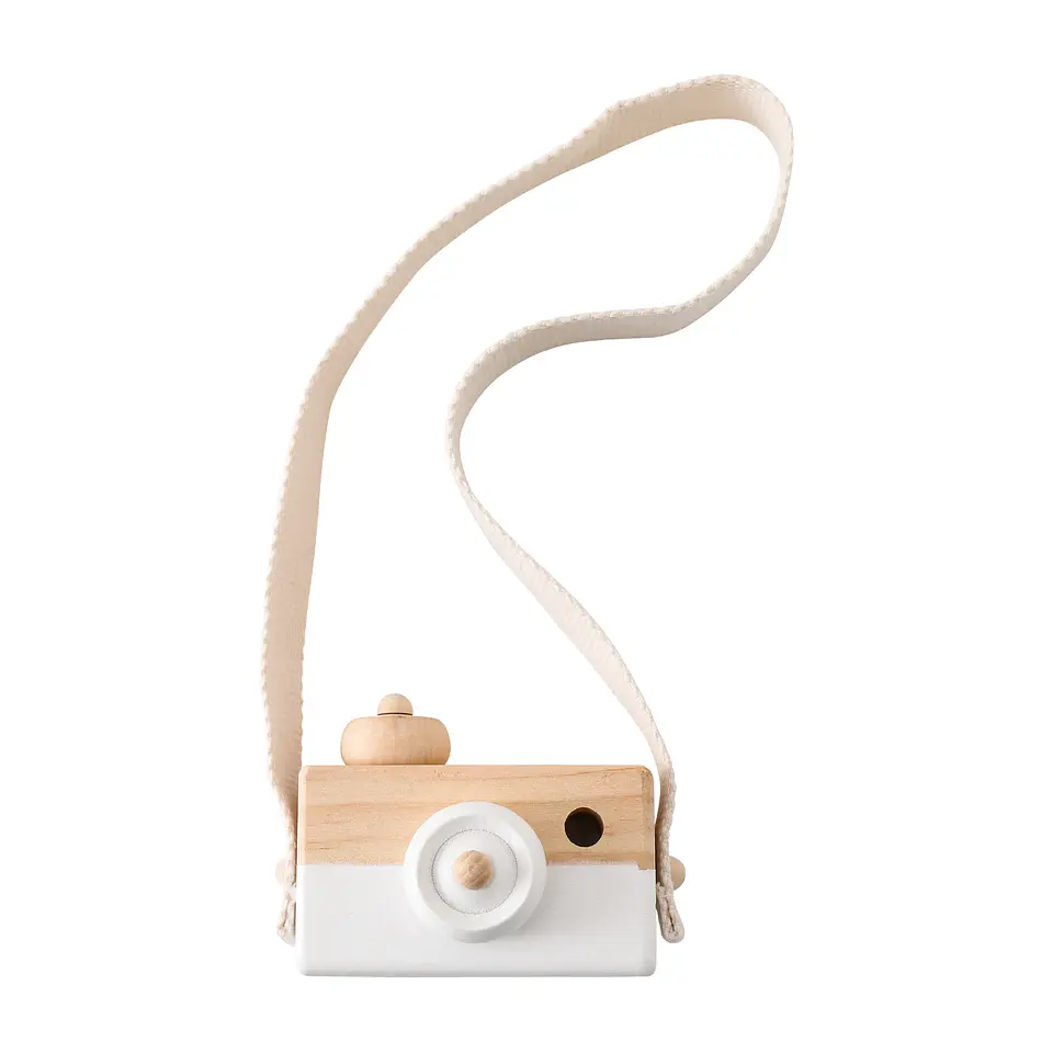 Montessori Baby Toys Education Wooden Blocks Toys for Kids Montessori Education Building Blocks Children Mini Camera Wooden Toys 11