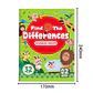 Montessori Look And Find Different Game Improve Visual Perception Skills Toddler Early Education Colorful Learning Book for Kids - Thumbnail 7