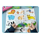 Montessori Cards Educational Toys for Children Learning Educational Puzzles Develop Cognitive Games for Babies Kids Baby Novel - Thumbnail 9