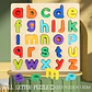 Montessori Wooden Puzzle for Children - Alphabetic Arithmetic Number Geometric Shapes Educational Game Toy for Preschool Learnin - Thumbnail 9