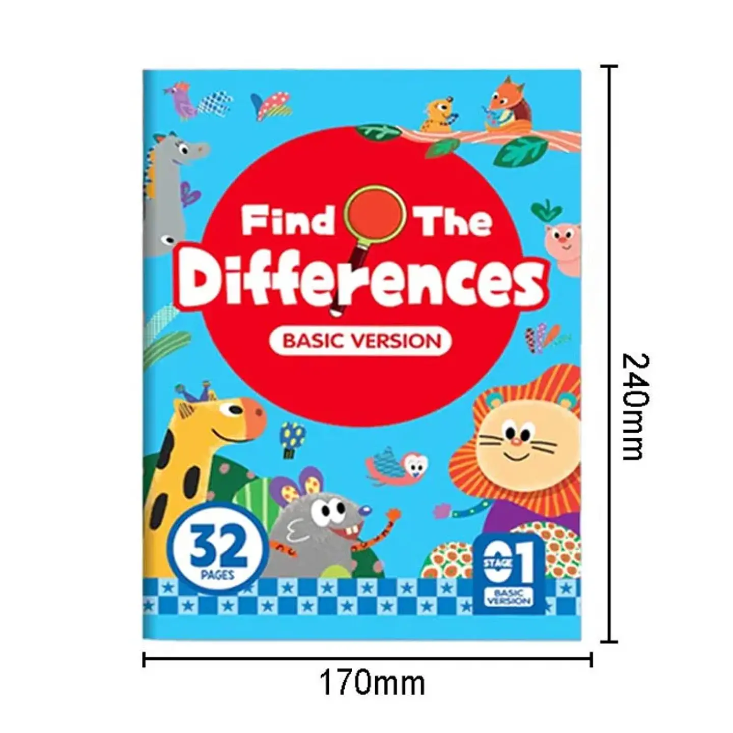 Montessori Look And Find Different Game Improve Visual Perception Skills Toddler Early Education Colorful Learning Book for Kids 8