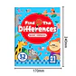 Montessori Look And Find Different Game Improve Visual Perception Skills Toddler Early Education Colorful Learning Book for Kids - Thumbnail 8