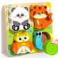 Montessori Toy Wooden Building Blocks Early Learning Educational Toys Color Shape Match Kids Puzzle Toys For Children Boys Girls - Thumbnail 11