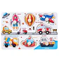 Montessori Toy Wooden Building Blocks Early Learning Educational Toys Color Shape Match Kids Puzzle Toys For Children Boys Girls - Thumbnail 12