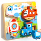 Montessori Toy Wooden Building Blocks Early Learning Educational Toys Color Shape Match Kids Puzzle Toys For Children Boys Girls - Thumbnail 22