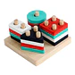 Montessori Toy Wooden Building Blocks Early Learning Educational Toys Color Shape Match Kids Puzzle Toys For Children Boys Girls - Thumbnail 26