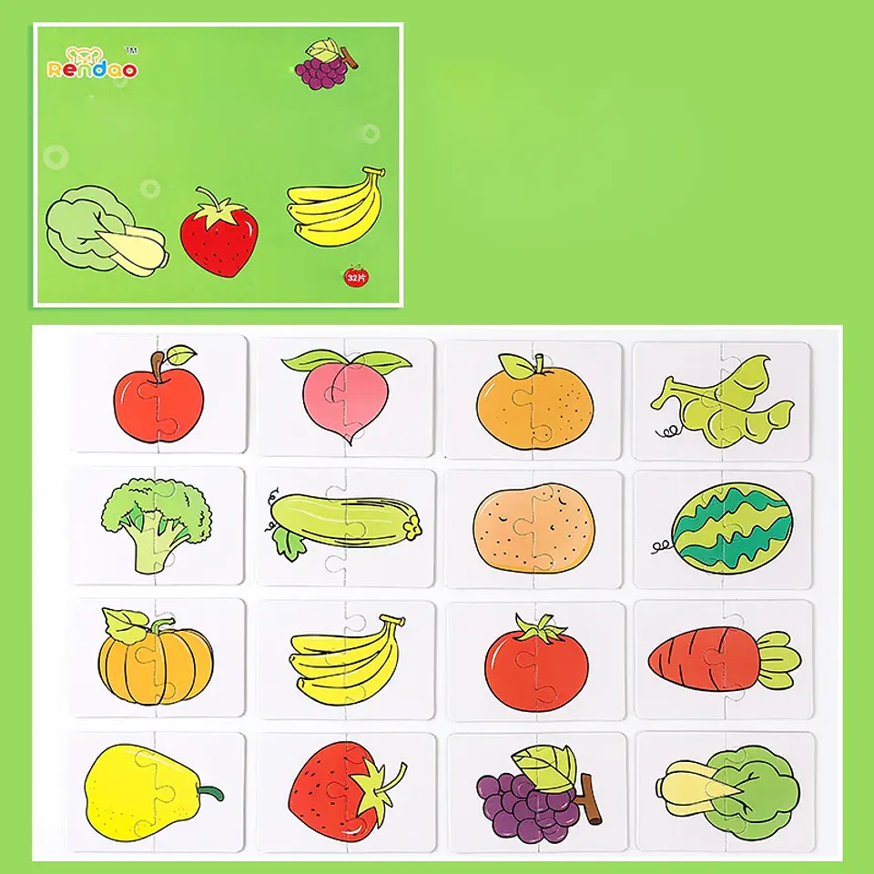 Montessori Toy Wooden Building Blocks Early Learning Educational Toys Color Shape Match Kids Puzzle Toys For Children Boys Girls 31