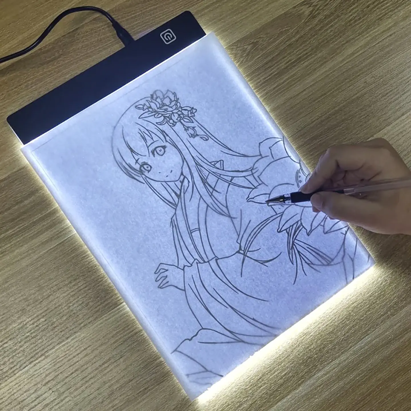 Led Drawing Copy Pad 3 Level Dimmable Board Table Animation Painting Educational Toys Gift Adjustable Light Notepad For Children 1