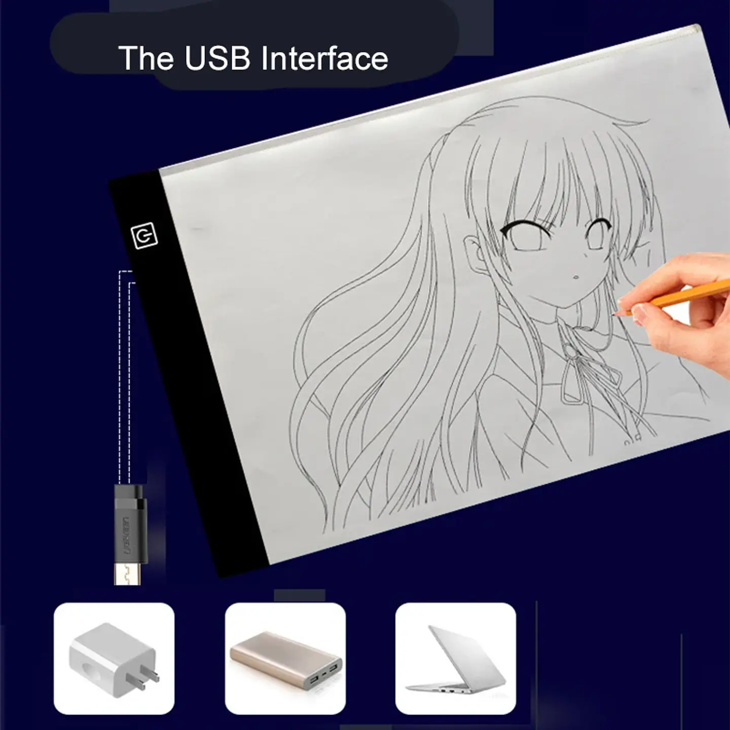 Led Drawing Copy Pad 3 Level Dimmable Board Table Animation Painting Educational Toys Gift Adjustable Light Notepad For Children 2