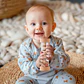Montessori Wooden Rain Stick Rattle Sensory Musical Toy for Babies - Thumbnail 2