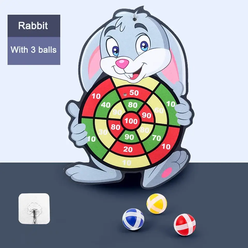 Montessori Sticky Ball Dart Board Game – Educational Throwing Toy for Kids 2
