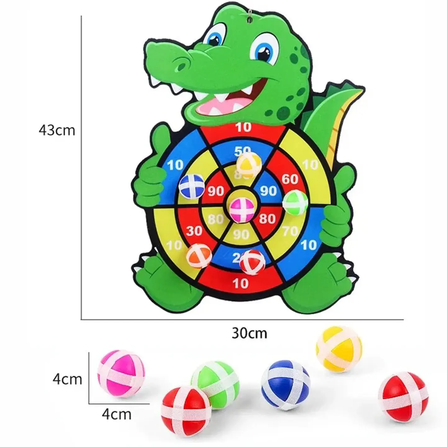 Montessori Sticky Ball Dart Board Game – Educational Throwing Toy for Kids 3