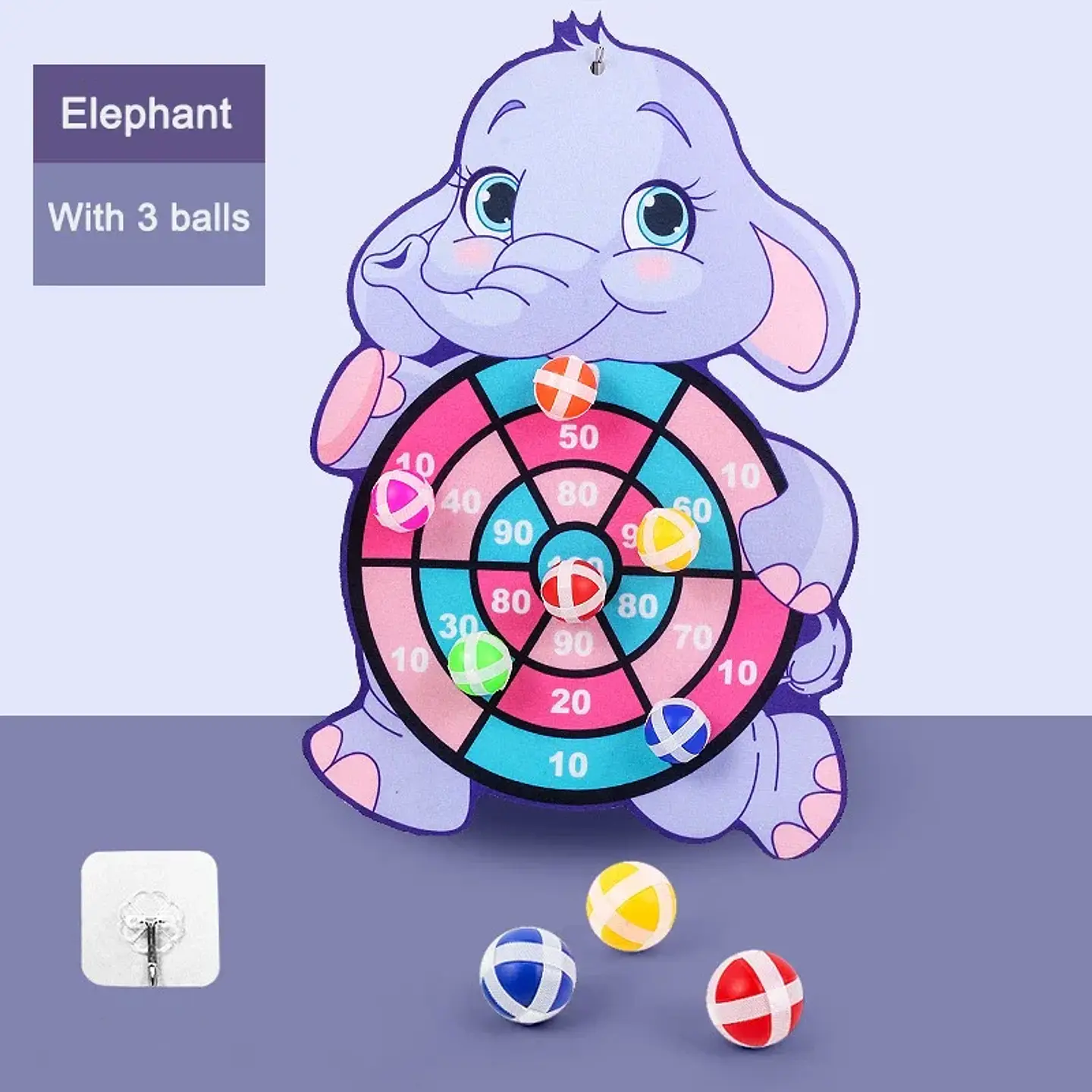 Montessori Sticky Ball Dart Board Game – Educational Throwing Toy for Kids 4