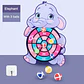 Montessori Sticky Ball Dart Board Game – Educational Throwing Toy for Kids - Thumbnail 4
